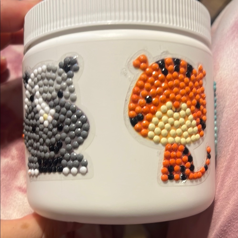 Cute diamond art Animal Decorated Jar -FREE when bundled with 2 other items